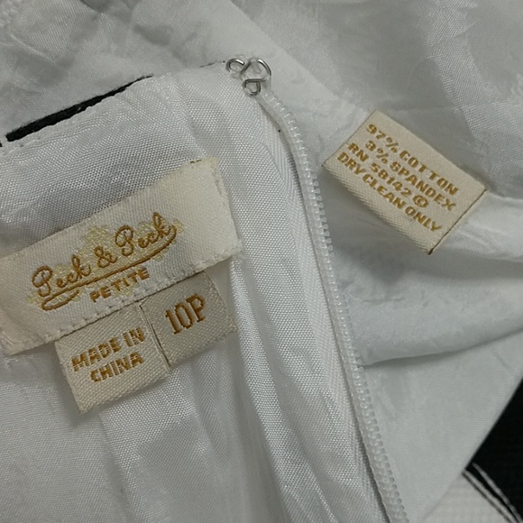 Peck & Peck Petite Vogue Capris Lined Back Zip 10P - Picture 6 of 8